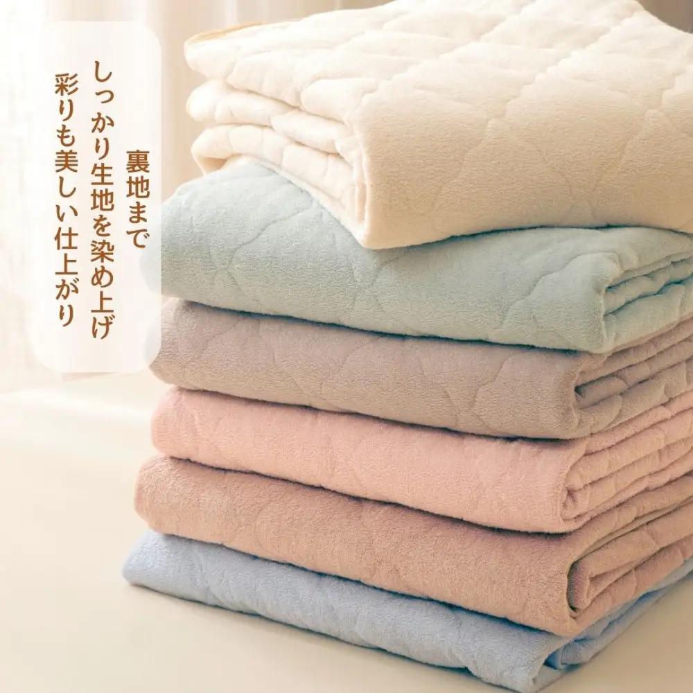 汗かいても安心　タオル地さらさら 敷きパッド　シングル【ピンク】 ｜ 寝具