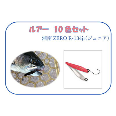 【ふるさと納税】【湘南ZERO】ルアー R-134jr　10色セット　 釣り用品 魚釣り フィッシング 趣味 10個