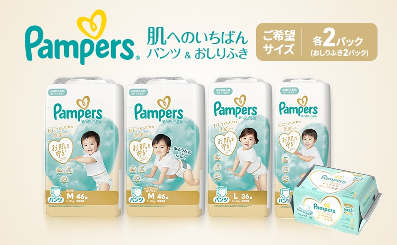 
                  パンパース パンツ 肌へのいちばん 2P おしりふき 2パック セット おむつ オムツ 紙おむつ 赤ちゃん ベビー 消耗品 日用品 兵庫 明石市
                