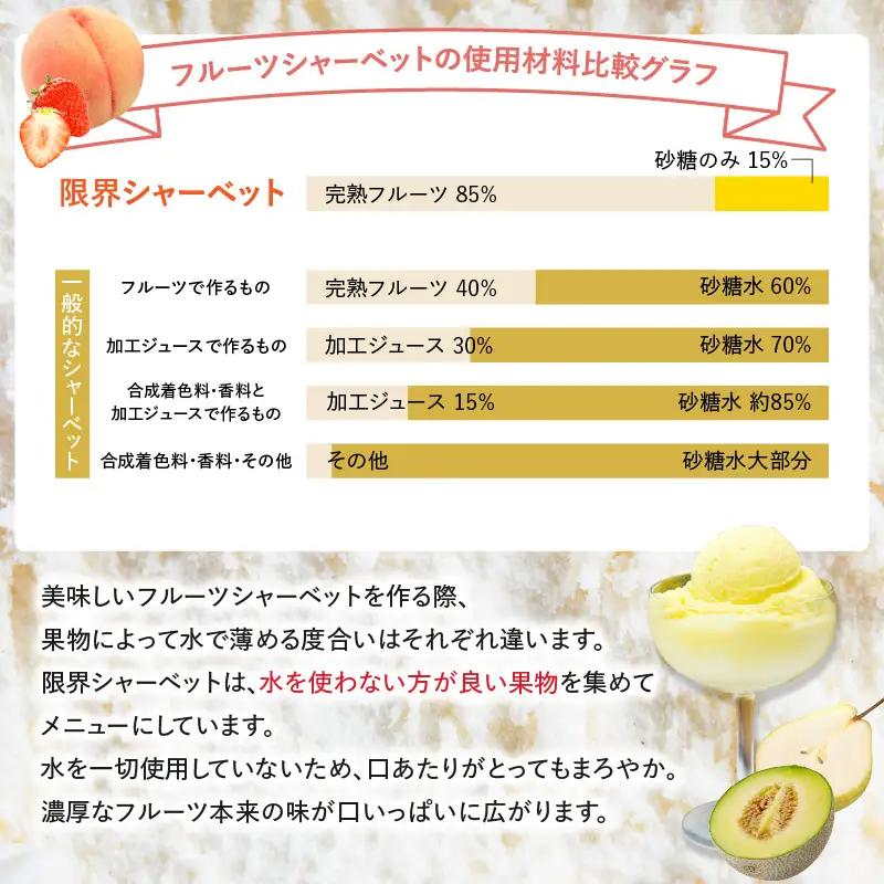 【お中元ギフト】 限界シャーベット 8個セット ≪7/1～8/9の期間に発送≫ J06005-S
