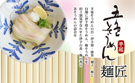 手延五色そうめん　麺匠 IT-L 麺類 ランチ お昼ご飯 夕飯 晩御飯 手延べそうめん そうめん詰合せ 華やか 贈り物 