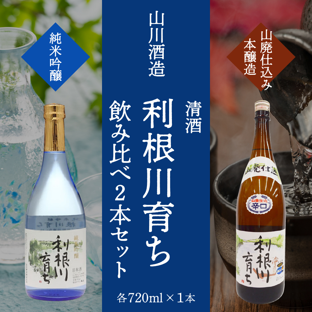 日本酒 清酒 【利根川育ち】 地酒 セット  ＜山川酒造＞ ch007-002r_イメージ2