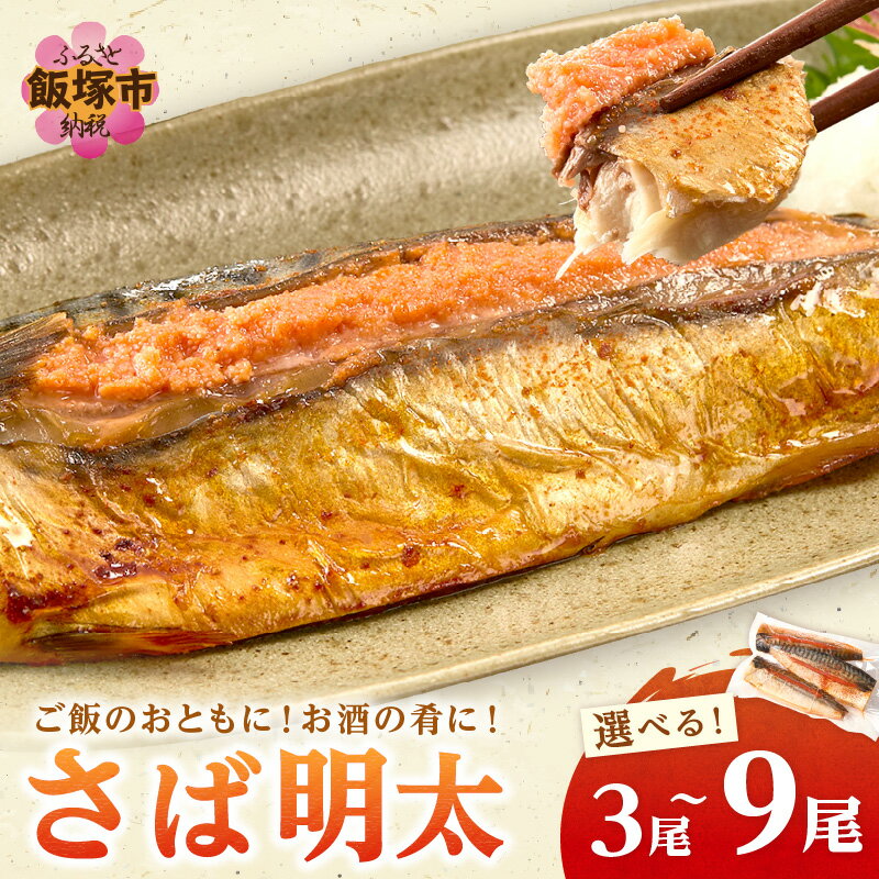 【ふるさと納税】＼内容量が選べる／さば明太 3尾 6尾 9尾