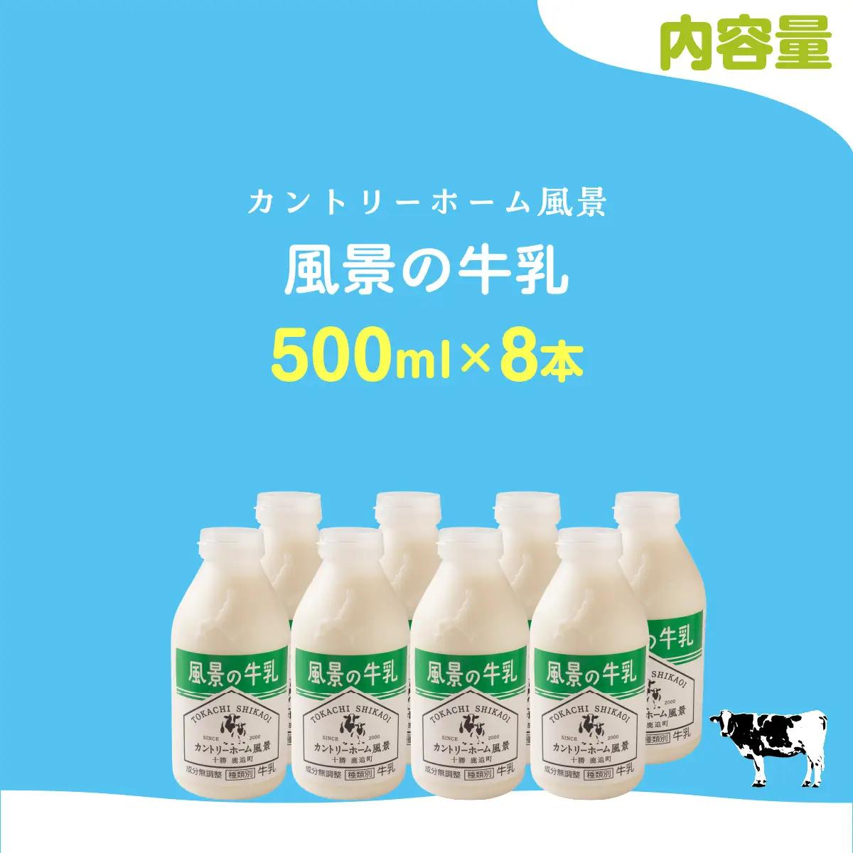 風景の牛乳 500ml ×8 SKB079