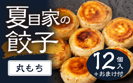 夏目家の丸もち餃子  〈1パック（12個入）＋おまけ〉丸もち餃子 夏目家 餃子 訳あり セット 定期便 惣菜 ぎょうざ 愛知県 豊橋市