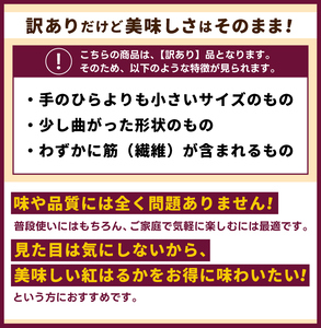 【先行予約】【2025年10月以降発送】【訳あり】紅はるか　計 約１０kg　(8kg+約25%補償分)【さつまいも サツマイモ 紅はるか 茨城県 鹿嶋市 10000円以下】（KAM-24）