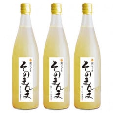 飲む梨!! 信州産　高級南水梨100%そのまんまジュース3本入　高い糖度の南水梨を使用!