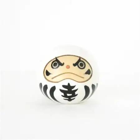 幸福だるま　白(1体)_装飾品・工芸品   _【1293211】