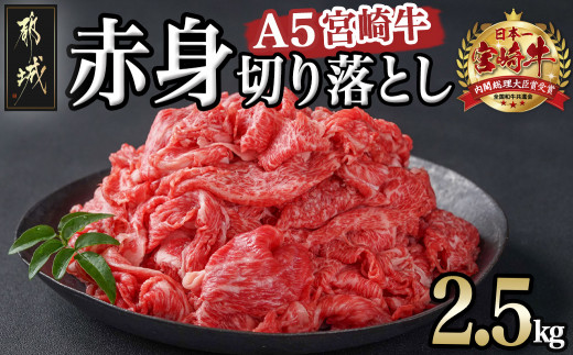 
宮崎牛(A5)赤身切り落とし 2.5kg_DI-0102_(都城市) 赤身 切り落とし 宮崎牛 A5ランク
