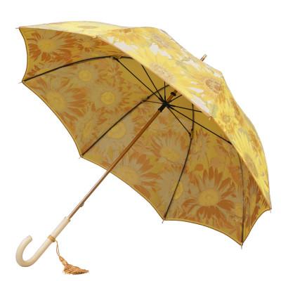 ふるさと納税 都留市 晴雨兼用長傘　絵おり　向日葵 |  | 02
