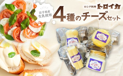 トロイカ 4種の チーズ セット　( ストリング/ カチョカバロ / クリームチーズ / モッツァレラ ）新登場 チーズ 濃厚 おつまみ パーティ 新登場 国産 日本製 D0509 手作り チーズフォンデュ クリーミー 芳醇 ワイン お酒 クラッカー グラタン パスタ パン ブレッド バゲット グリル サラダ ピザ ※4月から寄附額が変更となりました。
