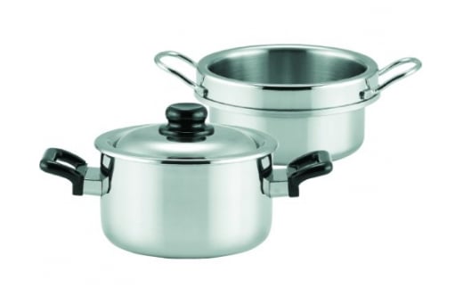 余熱 & 湯煎調理鍋 ニューグッドベンリー18cm／20cm 鍋セット FC035040