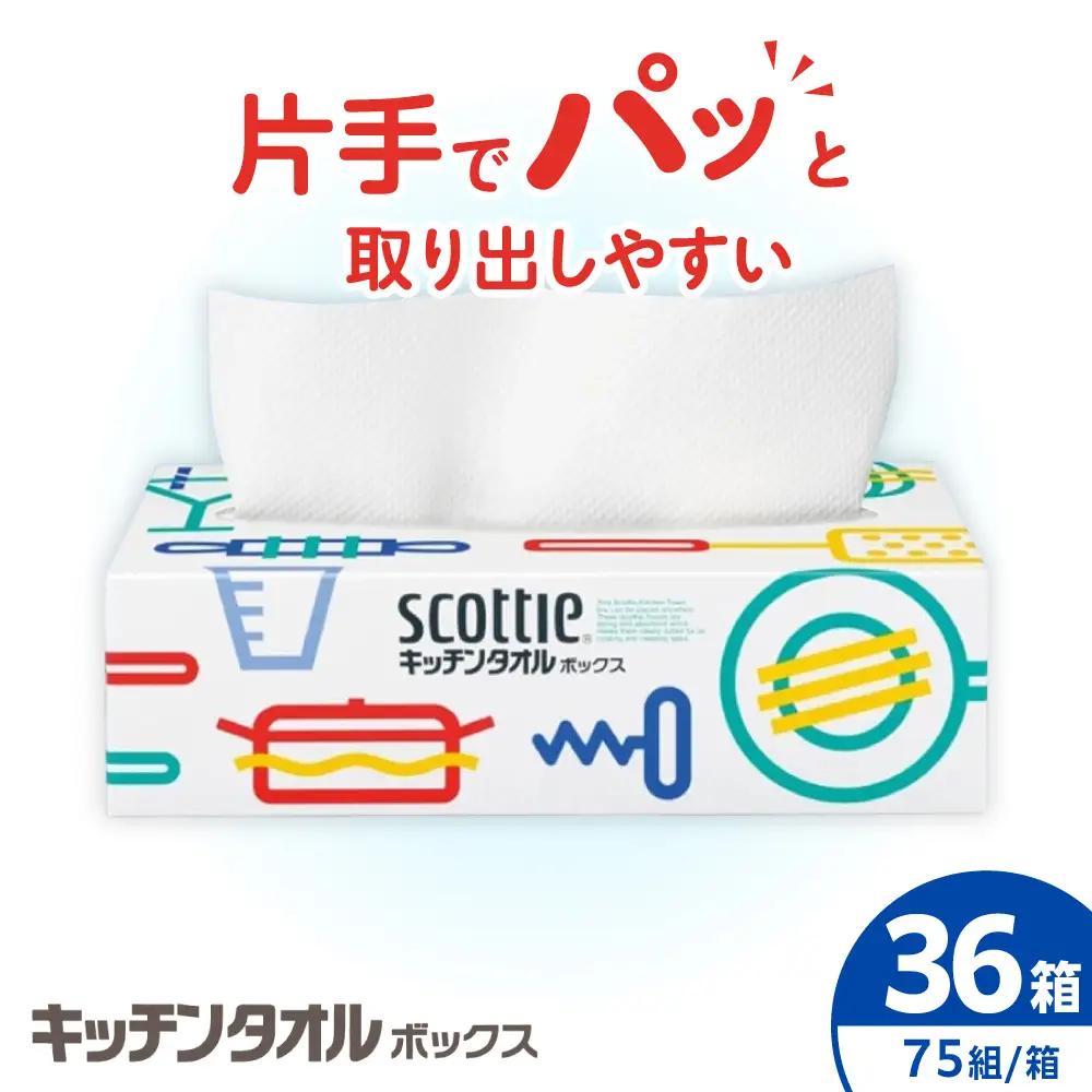 スコッティ キッチンタオルボックス 36箱 キッチンペーパー  [BDBH003-1]