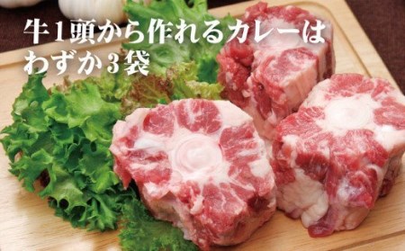 【テレビで多数紹介！】牛テール カレー ゴロット (3袋セット) こぶし大のテール肉 牛一頭からわずか3袋のみ 【豊味館】カレー レトルトカレー ビーフカレー 欧風カレー 高級カレー 簡単カレー 贈答