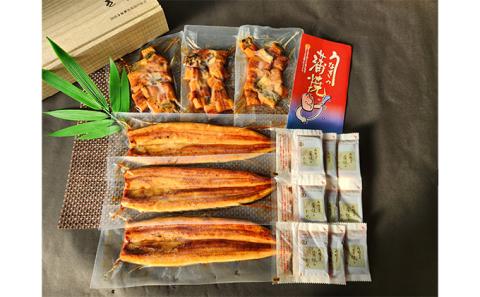 【静岡県産】きざみうなぎ蒲焼、うなぎ長蒲焼セット