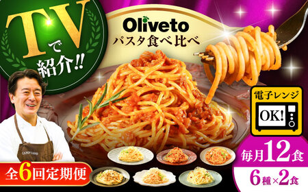 全6回定期便 スパゲティ 6種類×2食(計12食) スパゲティ BHAY020