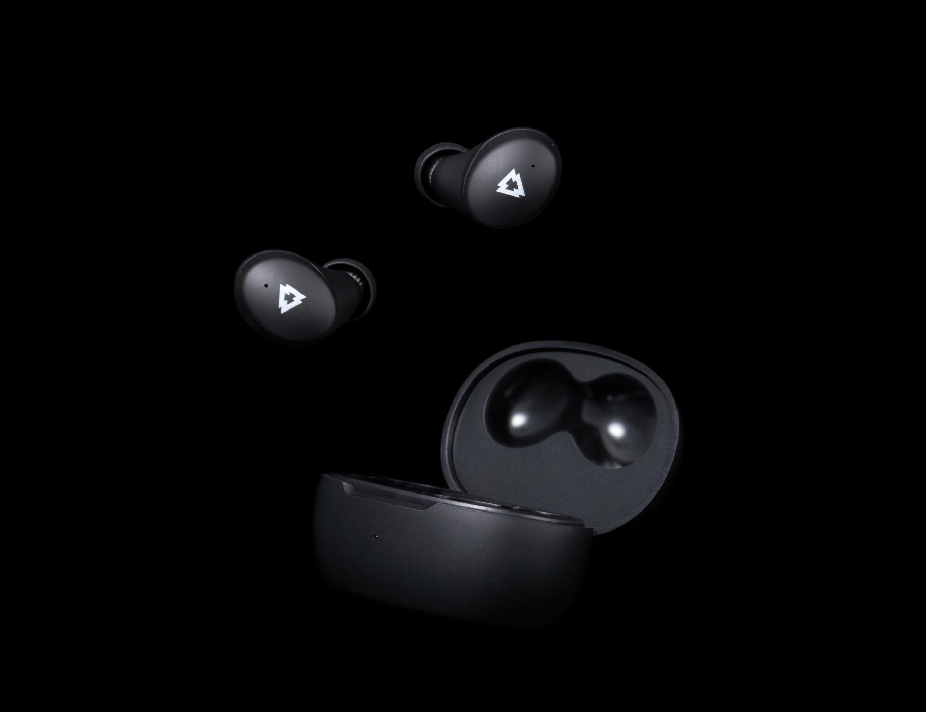 完全ワイヤレスイヤホン REB GEAR01 ノイズキャンセリング/ノイキャン/ANC/マイク付き