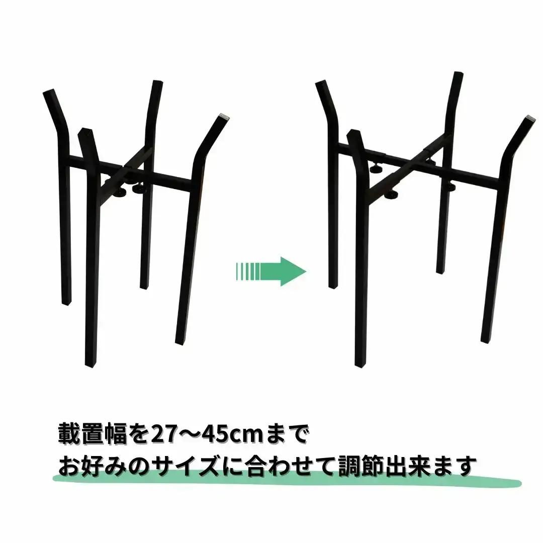 伸縮式大型プランタースタンド大 フラワースタンド ガーデニング 植木鉢スタンド 花台 鉢置き おしゃれ 燕三条製 [株式会社オビタス] 【016S080】
