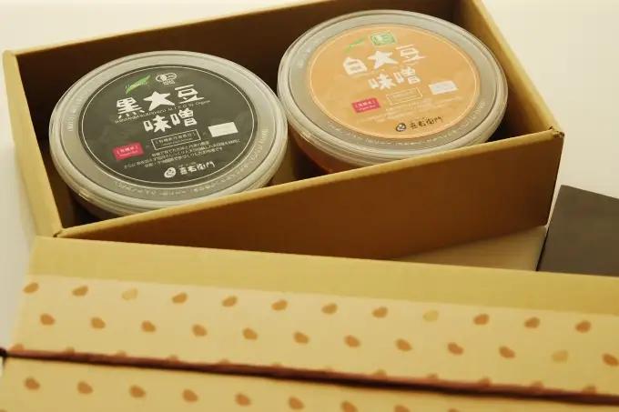 京都・喜右衛門 「有機味噌ギフト露草」スタンダードを味わえる味噌400g×2種