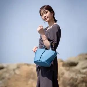 豊岡鞄　For The Blue Marche Petit Oブルー S3600FB