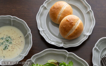 【波佐見焼】ombre de fleur プレートM ロイヤルグレー 2枚セット 食器 皿【翔芳窯】[FE370]
