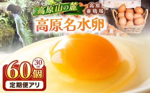 
                  高原名水 卵 30個 ～ 60個 定期便 あり｜豊かな自然で育ったアスタキサンチン含有の高原名水卵【感動の甘さと濃さ】栃木県 矢板市
                