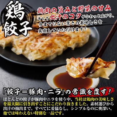 ふるさと納税 門川町 鶏の本場の老舗鶏屋が作る味鶏の餃子セット(12個×6P) |  | 01