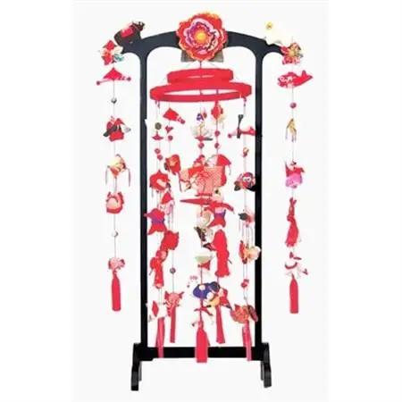 地球屋のつるし飾り　プレミアム(つるし雛)　　向い干支付き(子・午)_装飾品・工芸品 民芸品    雑貨・日用品  家具・インテリア _【1286696】