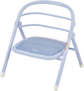 折りたたみパイプイス ブルー｜カトージ KATOJI ブランド ベビー用品 ベビーチェア 赤ちゃん 椅子 イス 出産祝い 出産祝 ギフト プレゼント 新生活 コンパクト 男の子 女の子 [0552]