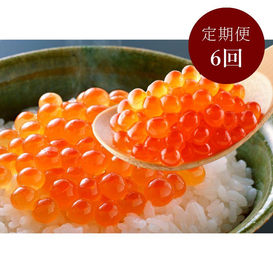 ＜釧路 北匠＞いくら醤油漬200g×2　6回定期便