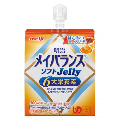 ふるさと納税 群馬県 明治 メイバランス ソフトJelly はちみつヨーグルト味 125ml×6個 パウチ ゼリー