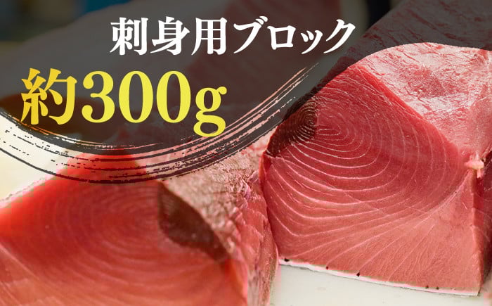 五島列島産 養殖 生本かみマグロ 赤身 300g / マグロ まぐろ 鮪 刺身 ブロック
