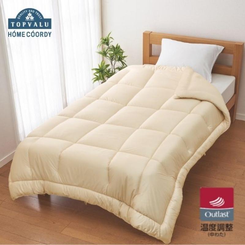 【ふるさと納税】ホームコーディ　カバーのいらない温度調整掛けふとん　シングルロング　　ベージュ イオンリテール 家具　お届け：2025年11月30日～2026年1月31日まで