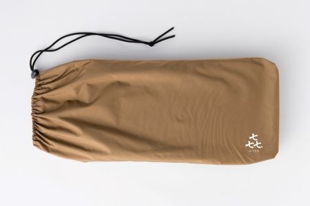 H44-34 「?.」 KITEN 折りたたみ式ヒノキまな板 包丁セット（折りたたみ式まな板・ペティ・小出刃セット）　収納バッグ（メッシュバッグ入り）付