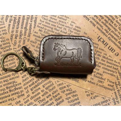 ふるさと納税 栗東市 蹄鉄付きミニミニコインケース(ダークブラウン) |  | 01