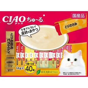 猫用おやつ　いなば CIAO チャオ ちゅ～る・とりささみバラエティ320本 （14ｇ40ｘ8袋）セット（ キャットフード  ペットフード   ）静岡市