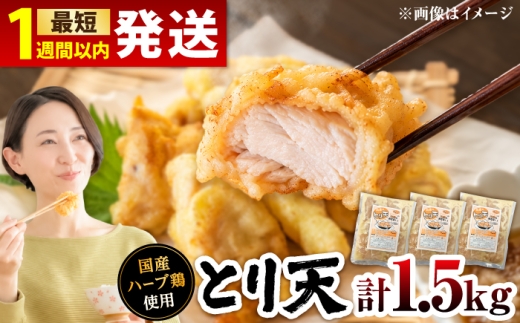 肉屋のとり天 500g×3p  日田市 / (株)吉野(デリカミート吉野) [ARFE012]