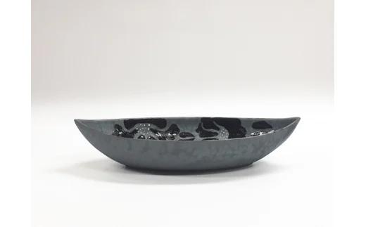 【伊万里焼】パスタ皿 カレー皿 絞り花船形鉢 H709_イメージ3
