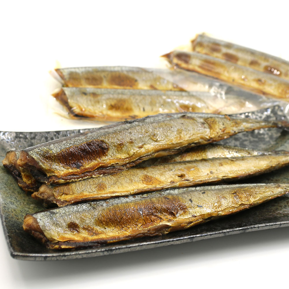 函館えさん昆布の会 焼き魚 レトルト 塩焼 さんま 6尾（2尾入り×3袋）_HD122-013