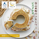 【ふるさと納税】 白山米粉のツキトワピスタチオバーム（箱入り） スイーツ お菓子 バームクーヘン ピスタチオ バレンタイン ホワイトデー お取り寄せ 人気 ランキング おすすめ ギフト 小松市 こまつ 石川県 ふるさと 納税 010209【ツキトワbymeigetsudo 株式会社明月堂】