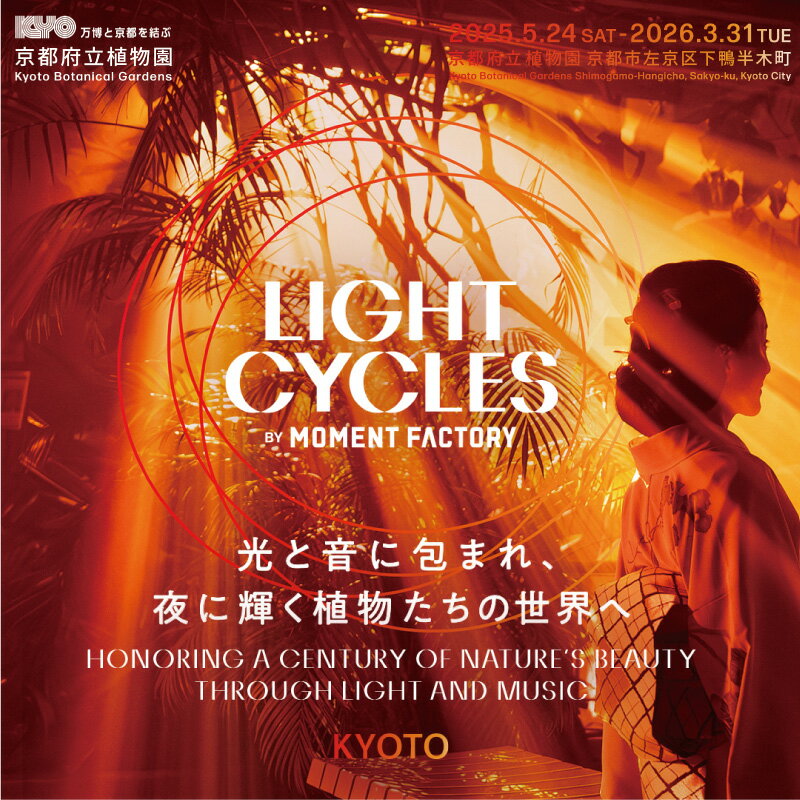 【ふるさと納税】 ～2026年3月16日受付 京都府立植物園 LIGHT CYCLES KYOTO 前売券 チケット イルミネーション プロジェクションマッピング ライトアップ 夜 幻想的 デート イベント 家族 大人 子供 子ども こども 観光 旅行 体験 遊び 関西 京都 植物園 夏休み クリスマス
