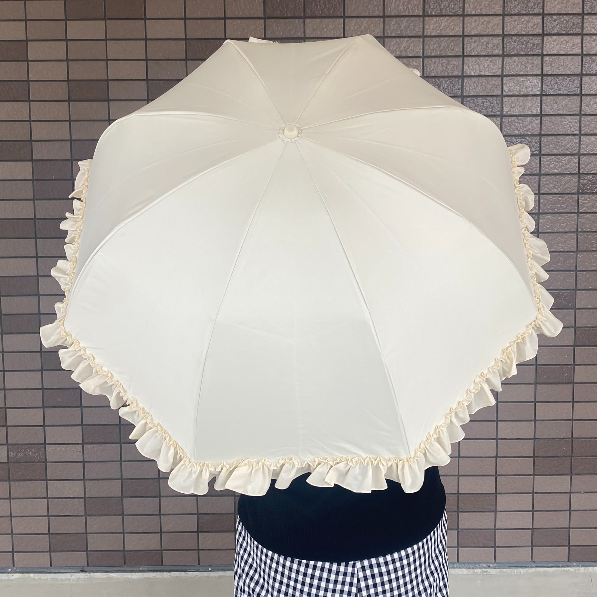 フラワーアンブレラ　UVカット花傘　紫外線99.9％カット晴雨兼用