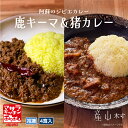 【ふるさと納税】阿蘇の鹿キーマカレー＆阿蘇の猪カレー【4食セット 】熊本 冷凍 鹿肉 猪肉 ジビエ ジビエカレー カレー スパイスカレー スパイス 冷凍カレー 絶品 贈答用 ギフト お中元 お歳暮 産山村 送料無料《60日以内に出荷予定(土日祝除く)》