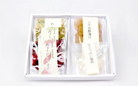 漬物ざんまい　5種5品 F4D-0116