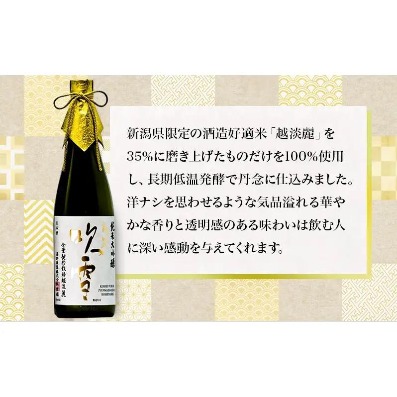 越路吹雪 純米大吟醸 越淡麗35 720ml　純米大吟醸酒 お酒 日本酒 大吟醸酒