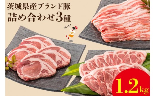 
                  茨城県産ブランド豚肉詰め合わせ1.2kg【内田本店 美味しい 人気 水戸市 茨城県】（EC-2）
                