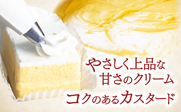 長崎ご当地スイーツ「シースクリーム」5個 / ケーキ カスタード フルーツ スイーツ / 諫早市 / 株式会社梅月堂 [AHBN003]