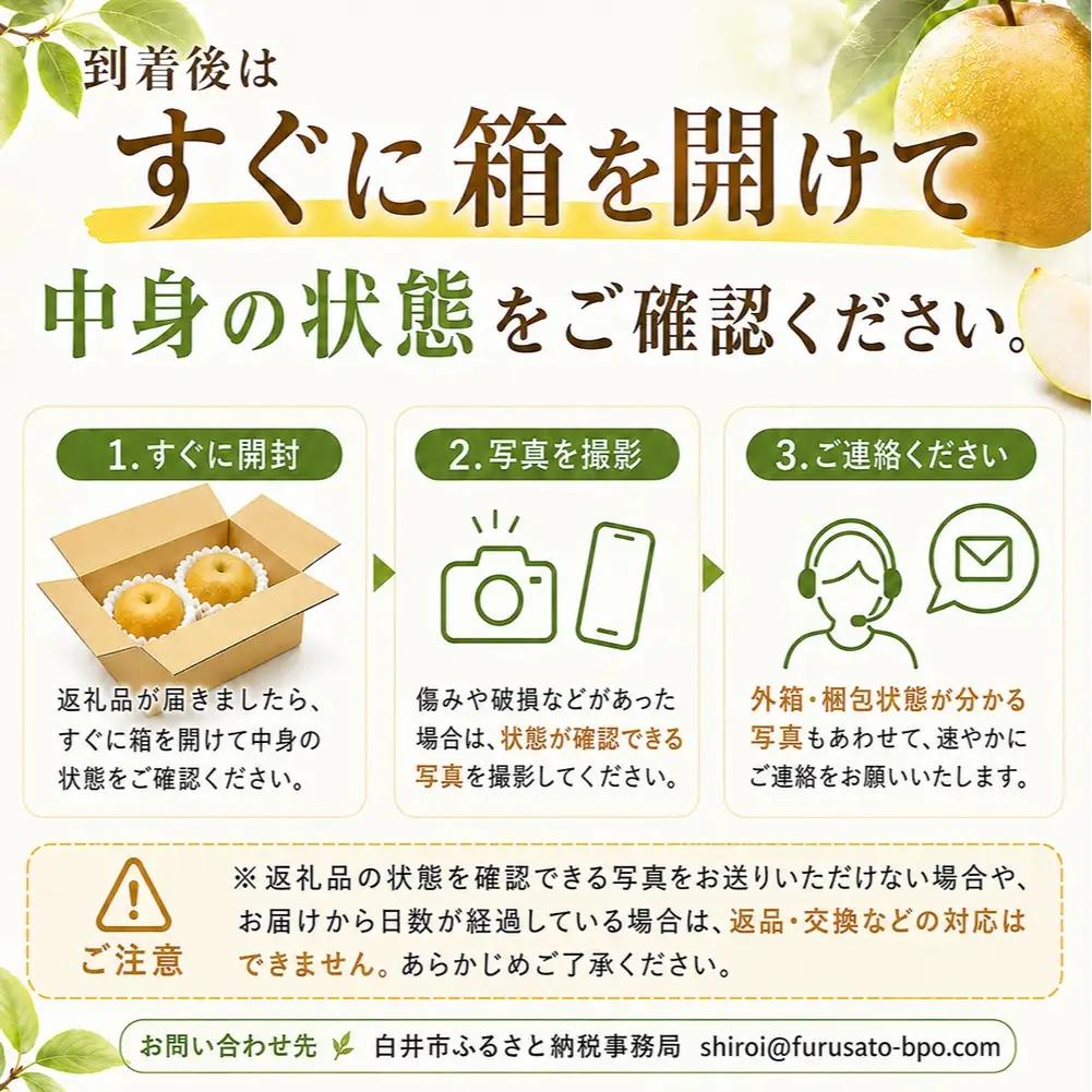 【常温便・訳あり/ご家庭用】あきづき　3kg　5～10玉