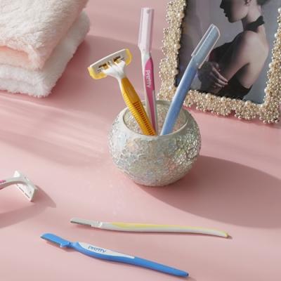 ふるさと納税 関市 <フェイス・マユ用カミソリ>■PrettyフェイスL型 15本(3本入×5個)◇貝印 H5-205 |  | 03