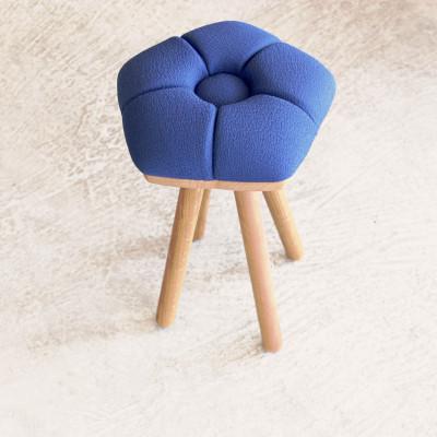 ふるさと納税 大川市 monaca stool・wood bace:kikyo【 桔梗/オーク/高さ45cm】 | 